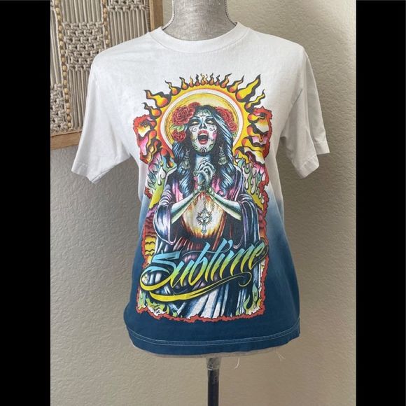 *SOLD* SOLD* Sublime vintage graphic tee day of the dead picture - Picture 4 of 11